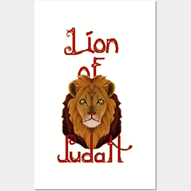 The Lion of Judah Wall Art by The Sleeping Rabbit